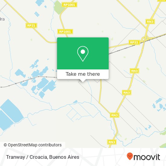 Tranway / Croacia map