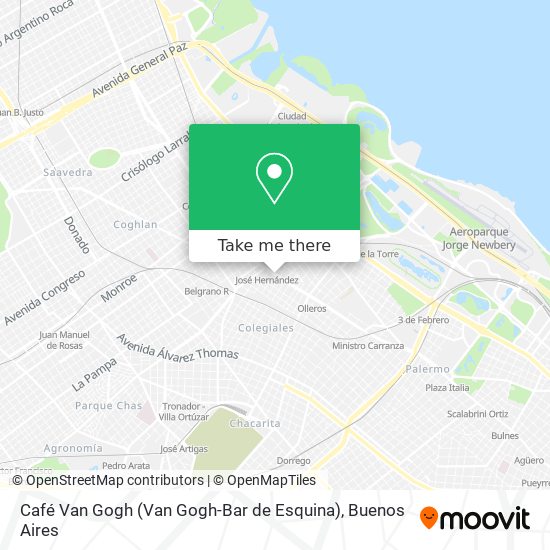 Café Van Gogh (Van Gogh-Bar de Esquina) map
