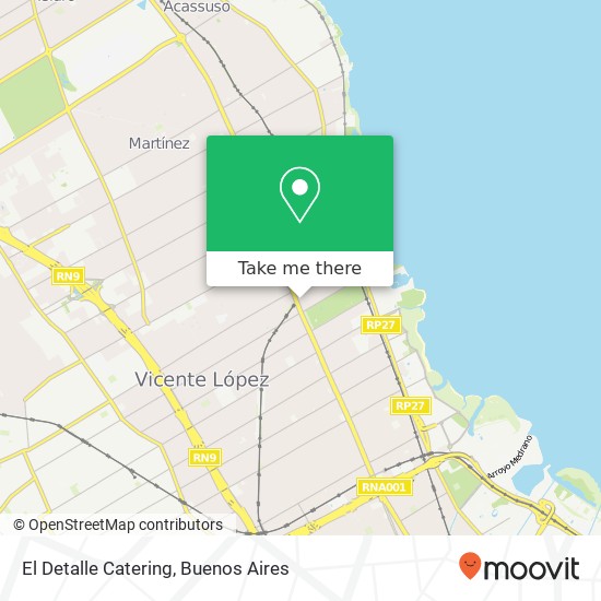 El Detalle Catering map