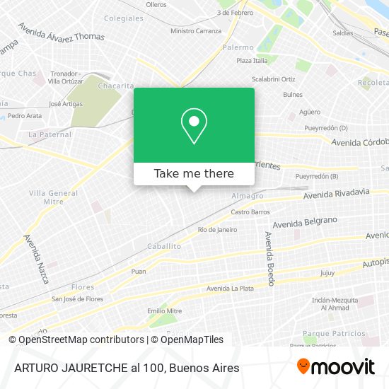 ARTURO JAURETCHE al 100 map