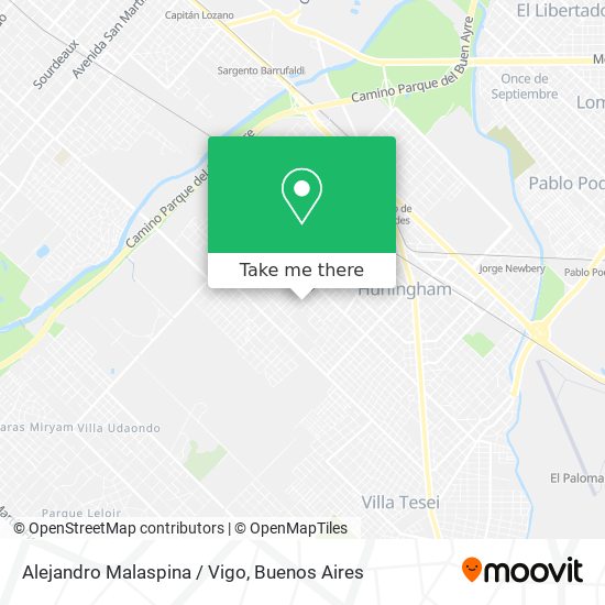 Alejandro Malaspina / Vigo map