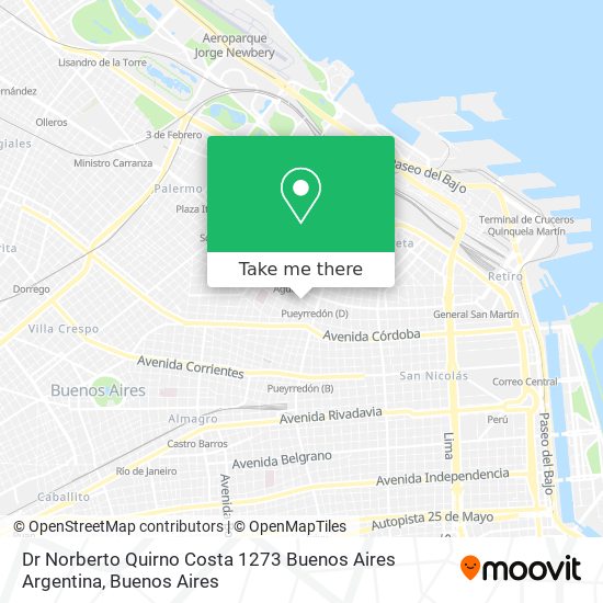 Dr  Norberto Quirno Costa 1273  Buenos Aires  Argentina map