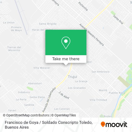 Mapa de Francisco de Goya / Soldado Conscripto Toledo