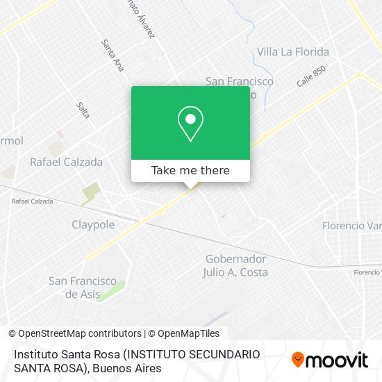Instituto Santa Rosa (INSTITUTO SECUNDARIO SANTA ROSA) map