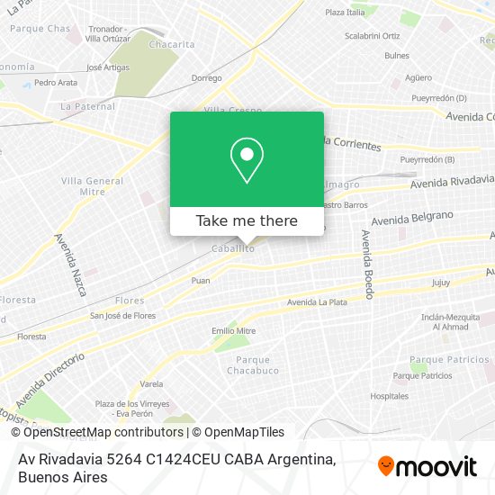 Av  Rivadavia 5264  C1424CEU CABA  Argentina map