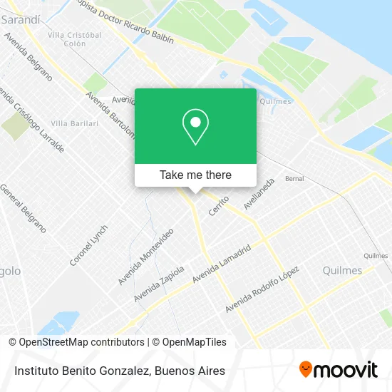Mapa de Instituto Benito Gonzalez