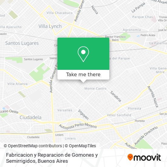 Fabricacion y Reparacion de Gomones y Semirrigidos map