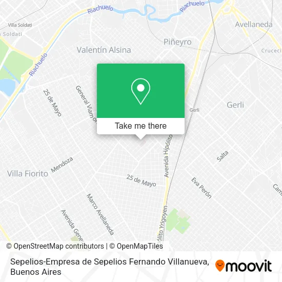 Mapa de Sepelios-Empresa de Sepelios Fernando Villanueva