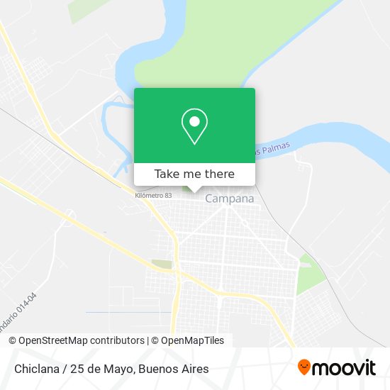 Mapa de Chiclana / 25 de Mayo