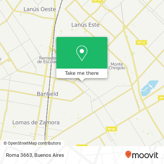 Roma 3663 map