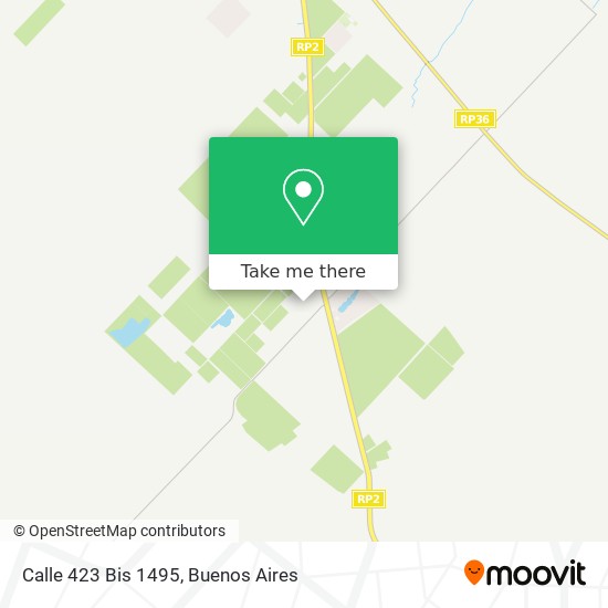 Calle 423 Bis 1495 map