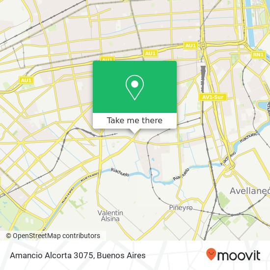 Amancio Alcorta 3075 map