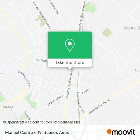 Manuel Castro 649 map