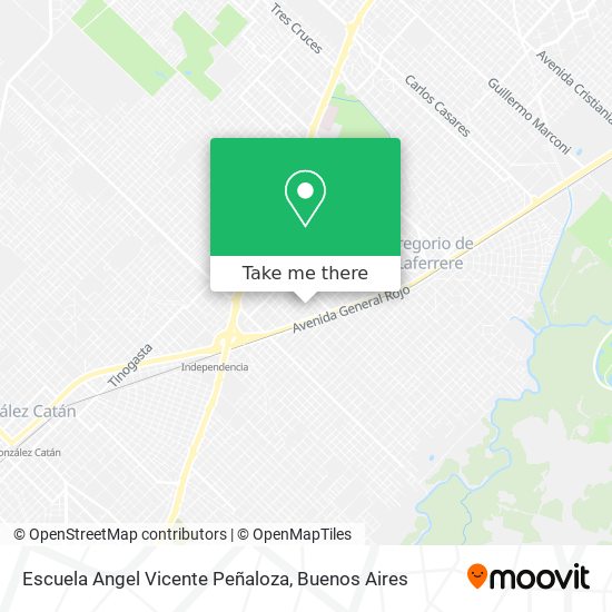 Escuela Angel Vicente Peñaloza map