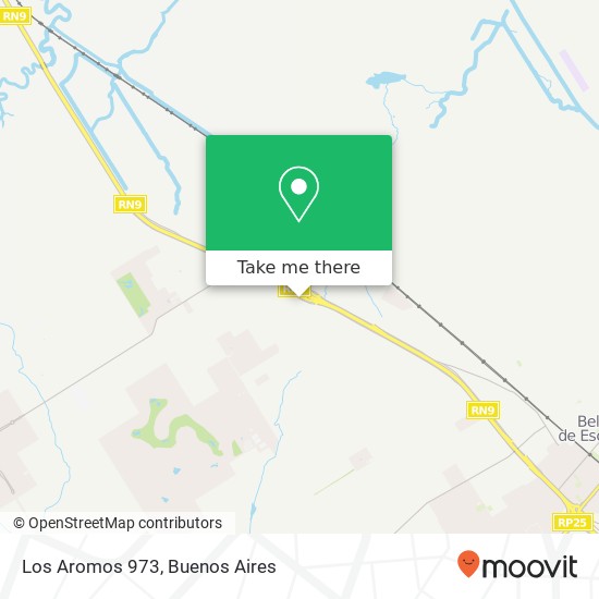 Los Aromos 973 map