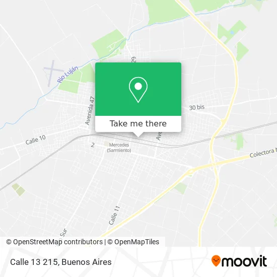 Calle 13 215 map