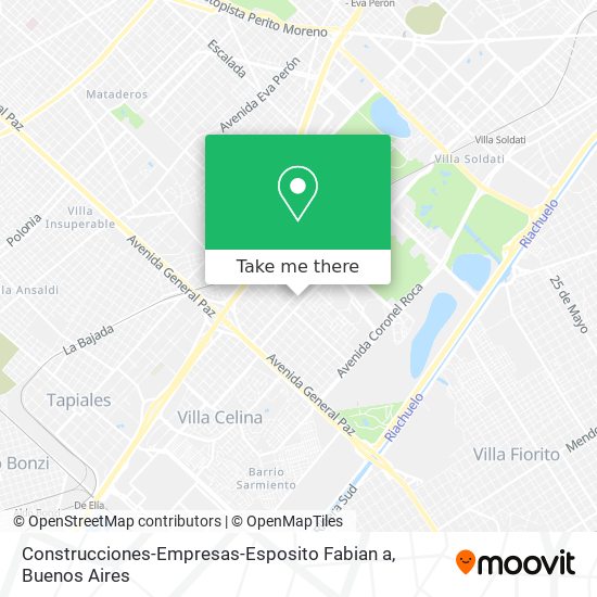 Mapa de Construcciones-Empresas-Esposito Fabian a