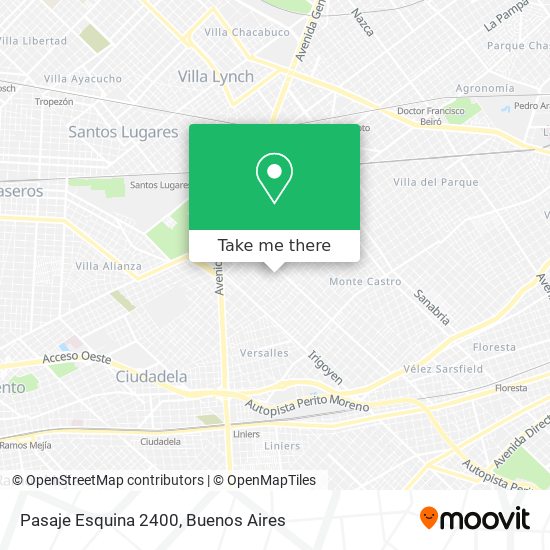 Pasaje Esquina  2400 map