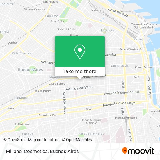 Millanel Cosmética map