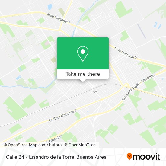 Calle 24 / Lisandro de la Torre map