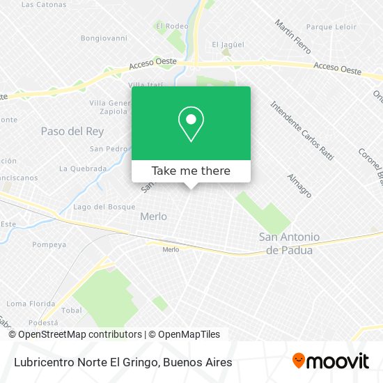 Lubricentro Norte El Gringo map