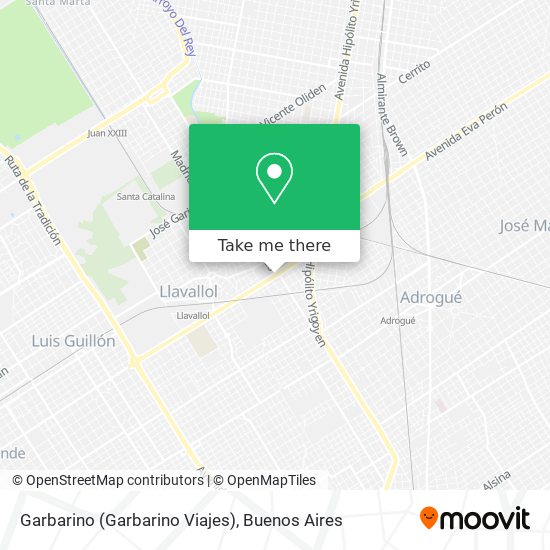 Garbarino (Garbarino Viajes) map