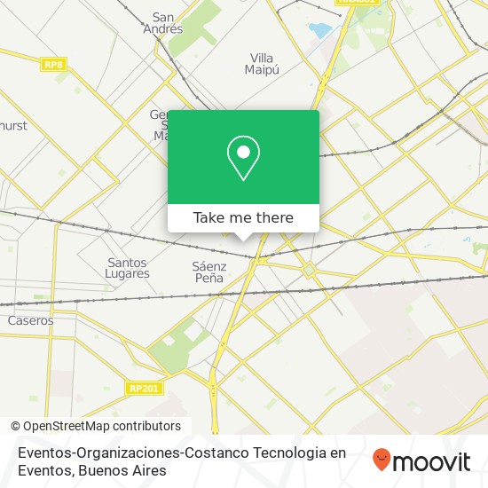 Mapa de Eventos-Organizaciones-Costanco Tecnologia en Eventos