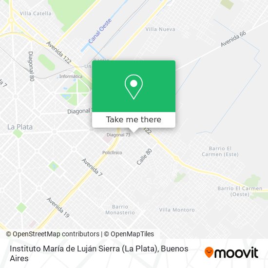 Instituto María de Luján Sierra (La Plata) map
