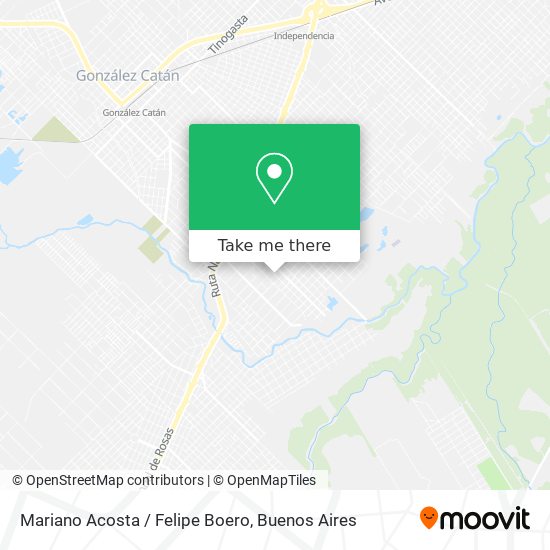 Mapa de Mariano Acosta / Felipe Boero
