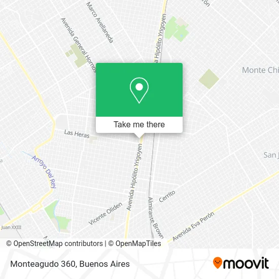 Monteagudo 360 map