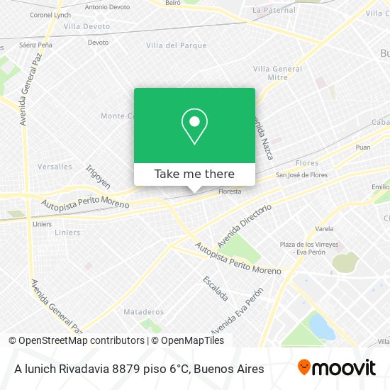 A lunich Rivadavia 8879  piso 6°C map