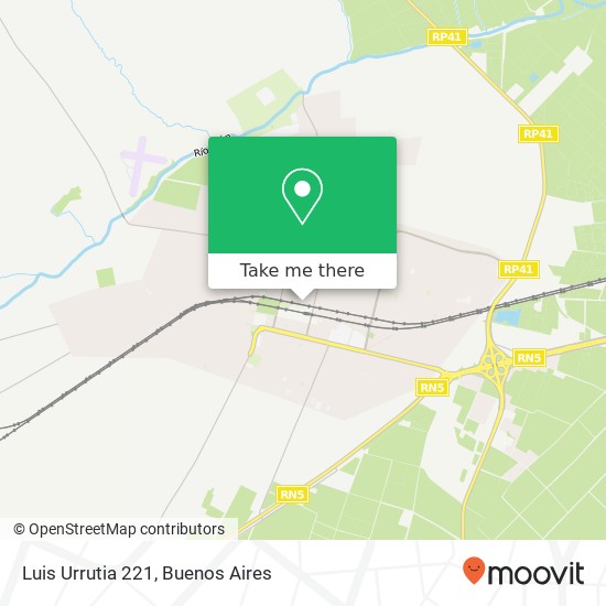 Luis Urrutia 221 map