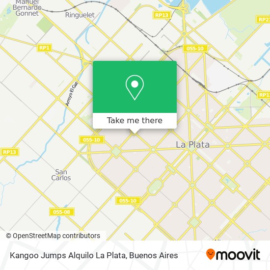 Kangoo Jumps Alquilo La Plata map