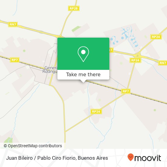 Mapa de Juan Bileiro / Pablo Ciro Fiorio