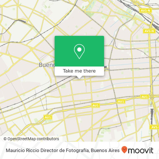 Mapa de Mauricio Riccio Director de Fotografía