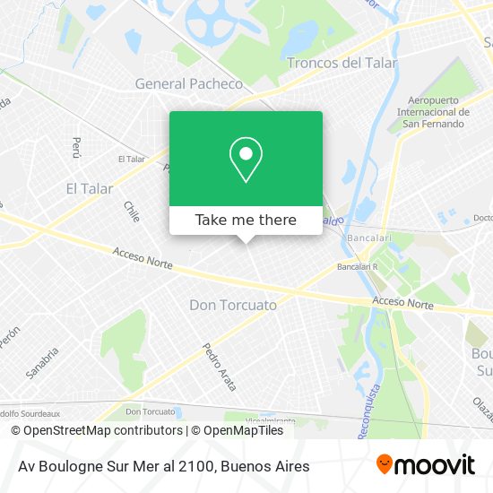 Av  Boulogne Sur Mer al 2100 map