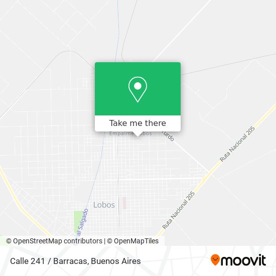 Calle 241 / Barracas map