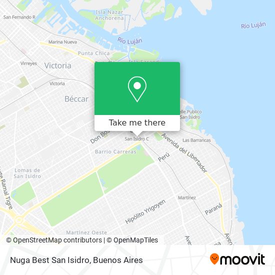 Nuga Best San Isidro map