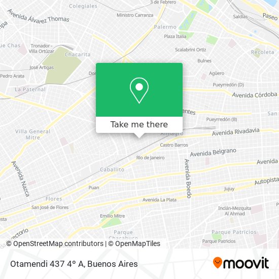 Otamendi 437 4º A map