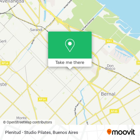 Plenitud - Studio Pilates map