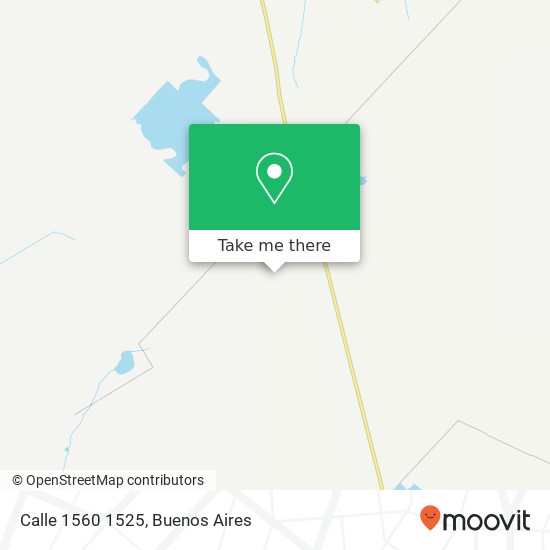 Calle 1560 1525 map