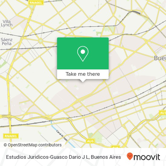 Estudios Juridicos-Guasco Dario J L map