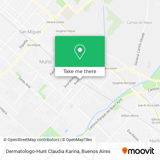 Dermatologo-Hunt Claudia Karina map