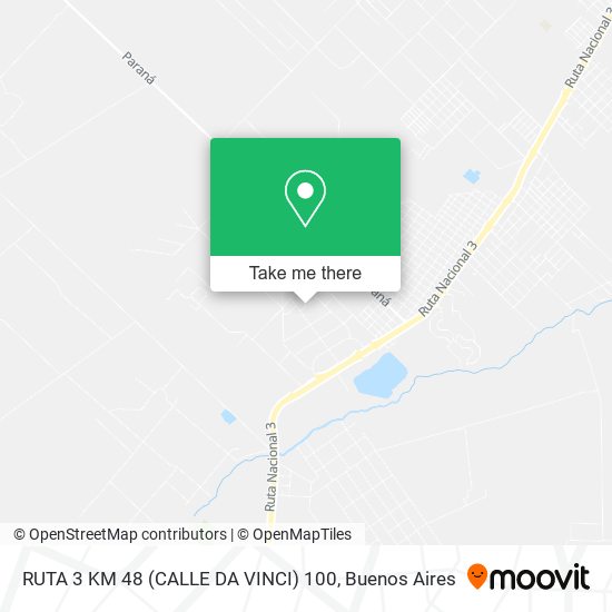 Mapa de RUTA 3 KM 48 (CALLE DA VINCI) 100