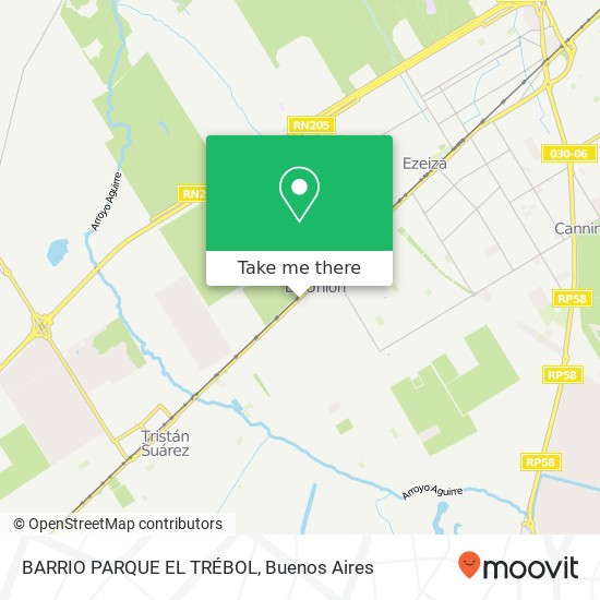 Mapa de BARRIO PARQUE EL TRÉBOL