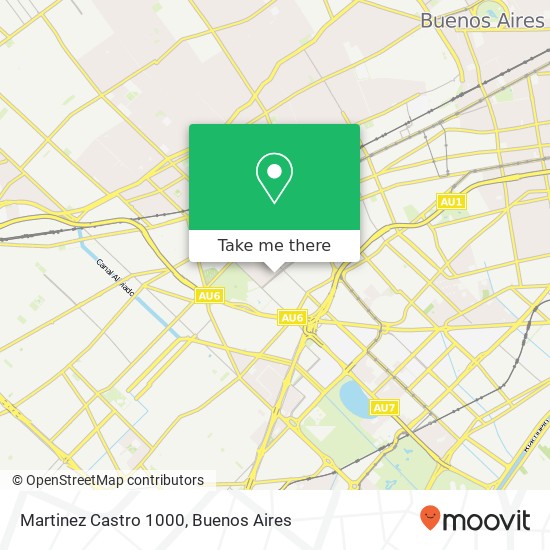Martinez Castro 1000 map