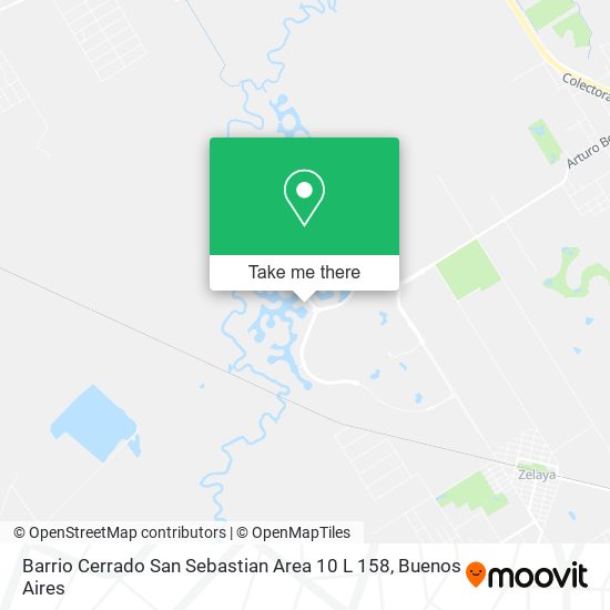 Mapa de Barrio Cerrado    San Sebastian  Area 10  L 158