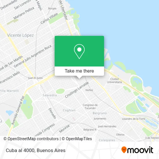 Mapa de Cuba al 4000