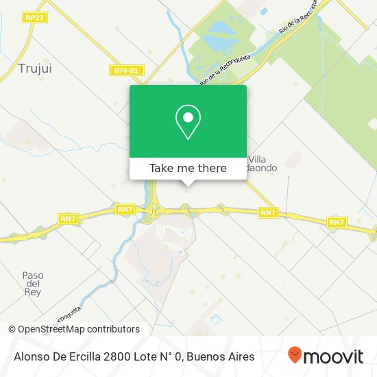 Alonso De Ercilla 2800 Lote   N° 0 map