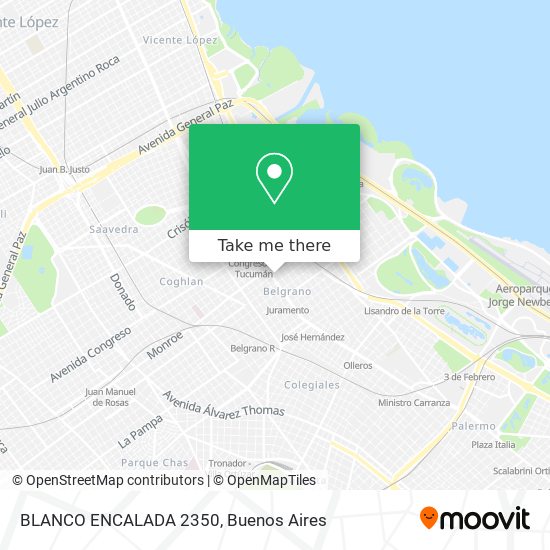 BLANCO ENCALADA 2350 map